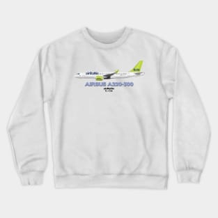 Airbus A220-300 - airBaltic Crewneck Sweatshirt